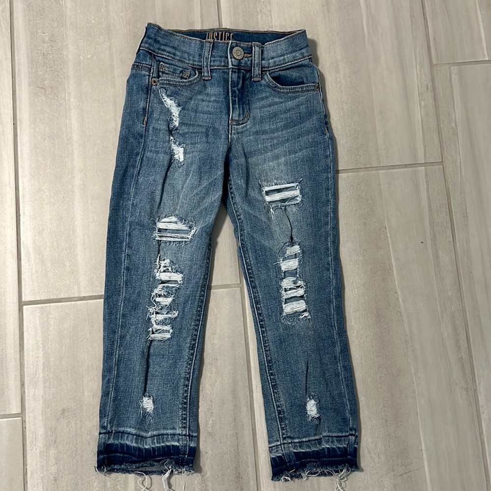 Justice Distressed Jeans